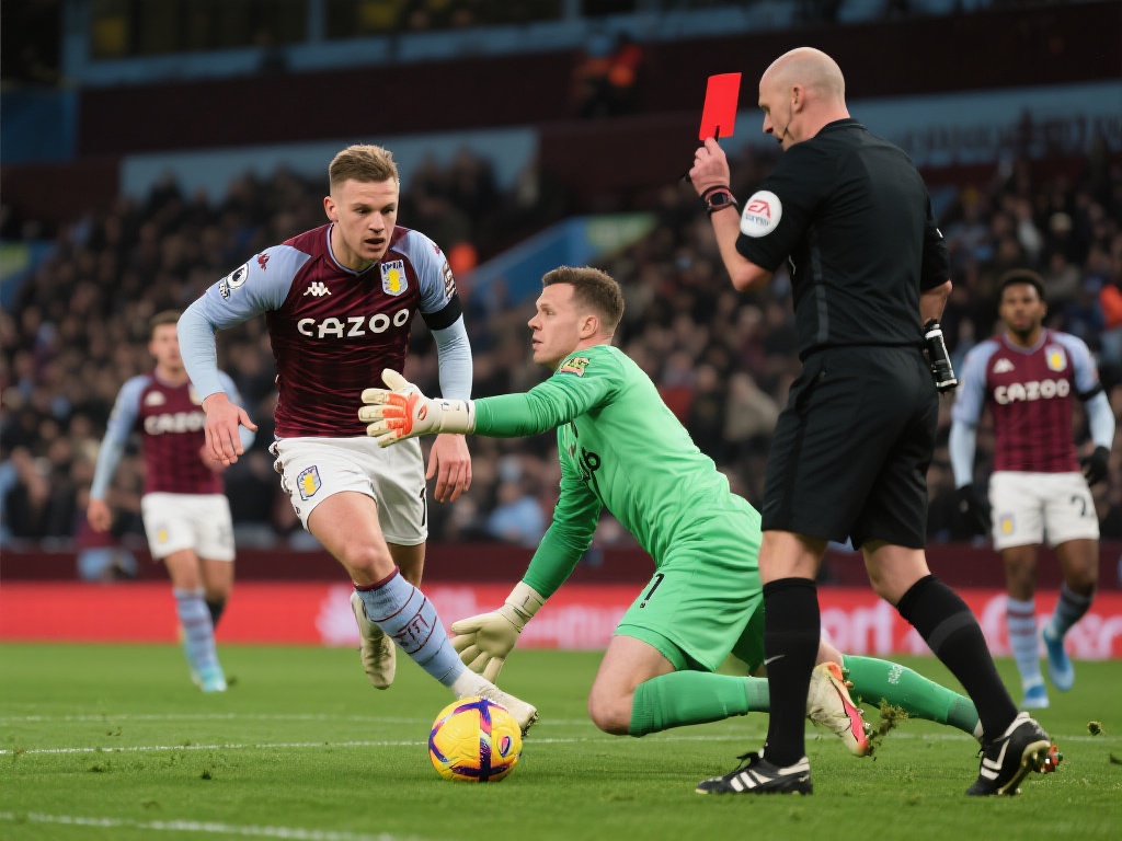 维拉0-2曼联梦碎欧冠 霍伊伦造红牌引争议 维拉争欧冠之梦终结 红牌成为转折点
比